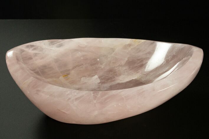 Polished Rose Quartz Dish #338457